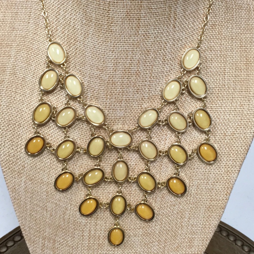 Bead Bib Necklace set